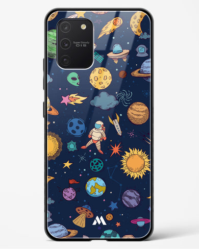 Space Frenzy Glass Case Phone Cover-(Samsung)