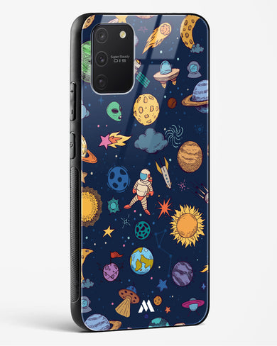 Space Frenzy Glass Case Phone Cover-(Samsung)