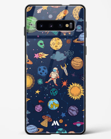 Space Frenzy Glass Case Phone Cover (Samsung)