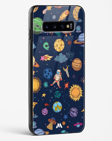 Space Frenzy Glass Case Phone Cover-(Samsung)