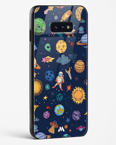 Space Frenzy Glass Case Phone Cover-(Samsung)