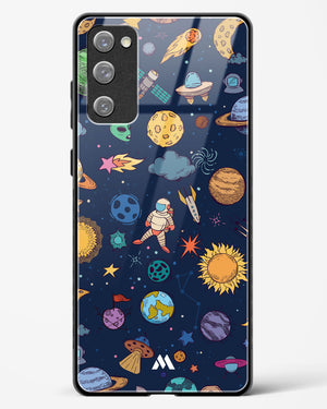 Space Frenzy Glass Case Phone Cover-(Samsung)