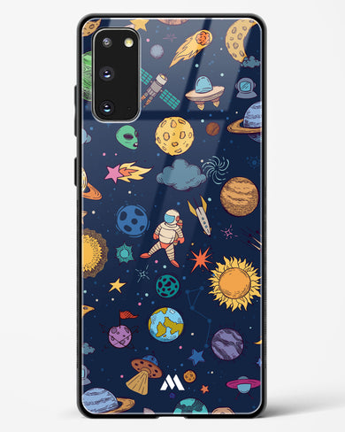 Space Frenzy Glass Case Phone Cover-(Samsung)