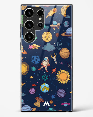 Space Frenzy Glass Case Phone Cover-(Samsung)