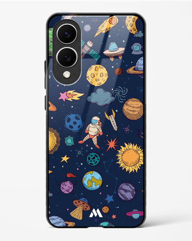 Space Frenzy Glass Case Phone Cover (Samsung)