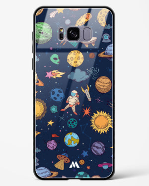 Space Frenzy Glass Case Phone Cover (Samsung)