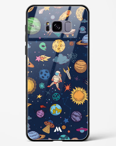 Space Frenzy Glass Case Phone Cover (Samsung)