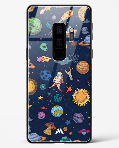 Space Frenzy Glass Case Phone Cover-(Samsung)