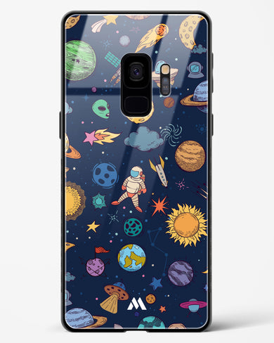 Space Frenzy Glass Case Phone Cover-(Samsung)