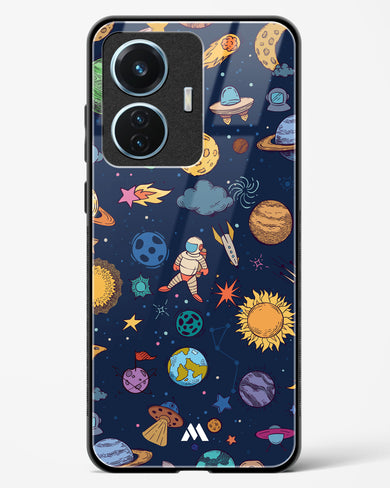 Space Frenzy Glass Case Phone Cover (Vivo)