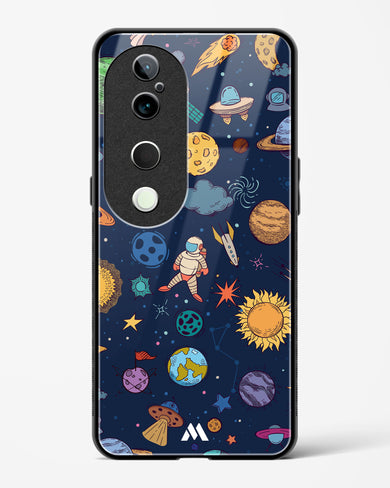 Space Frenzy Glass Case Phone Cover (Vivo)