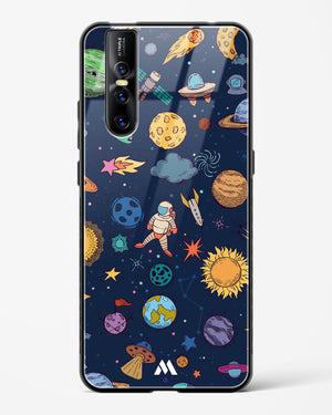 Space Frenzy Glass Case Phone Cover (Vivo)