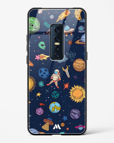 Space Frenzy Glass Case Phone Cover (Vivo)