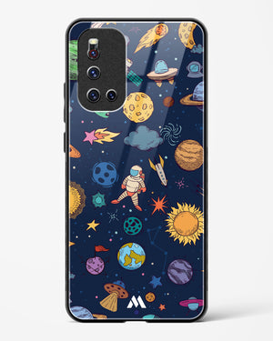 Space Frenzy Glass Case Phone Cover (Vivo)