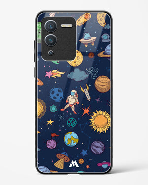 Space Frenzy Glass Case Phone Cover-(Vivo)