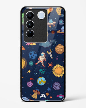 Space Frenzy Glass Case Phone Cover-(Vivo)