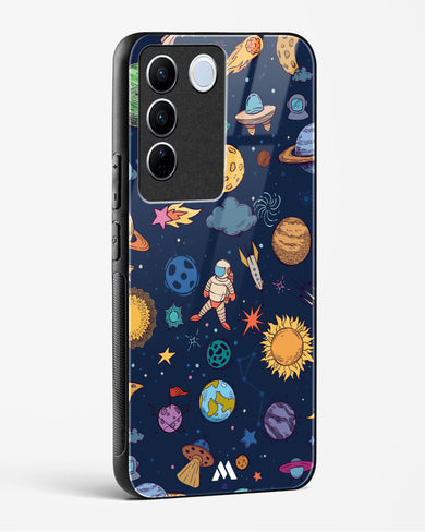 Space Frenzy Glass Case Phone Cover-(Vivo)