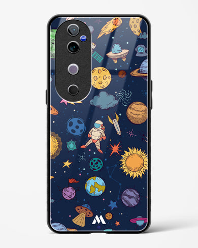 Space Frenzy Glass Case Phone Cover (Vivo)