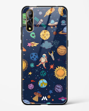 Space Frenzy Glass Case Phone Cover-(Vivo)