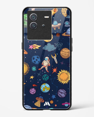 Space Frenzy Glass Case Phone Cover-(Vivo)