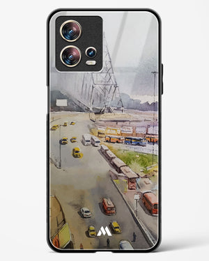 Vintage Kolkata in Watercolours Glass Case Phone Cover (Motorola)