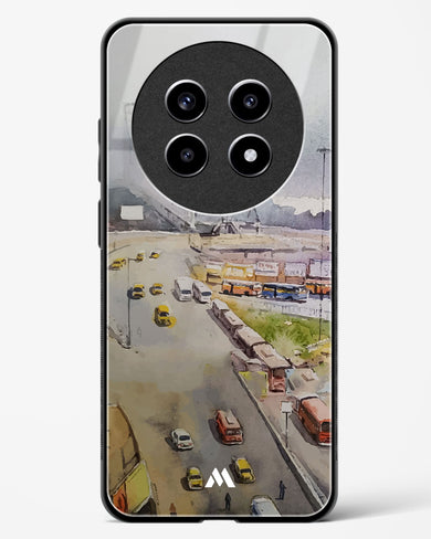 Vintage Kolkata in Watercolours Glass Case Phone Cover (Realme)