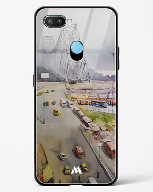 Vintage Kolkata in Watercolours Glass Case Phone Cover (Realme)