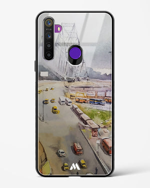 Vintage Kolkata in Watercolours Glass Case Phone Cover (Realme)