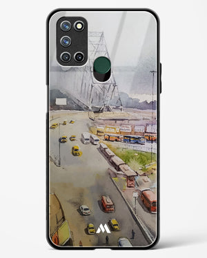 Vintage Kolkata in Watercolours Glass Case Phone Cover (Realme)