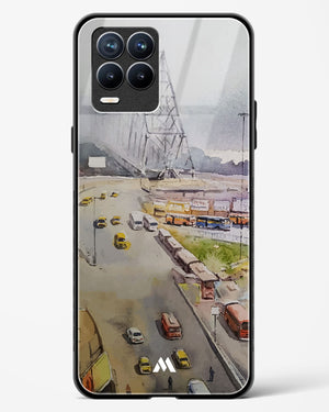 Vintage Kolkata in Watercolours Glass Case Phone Cover (Realme)