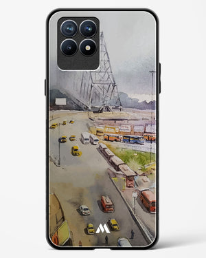 Vintage Kolkata in Watercolours Glass Case Phone Cover (Realme)