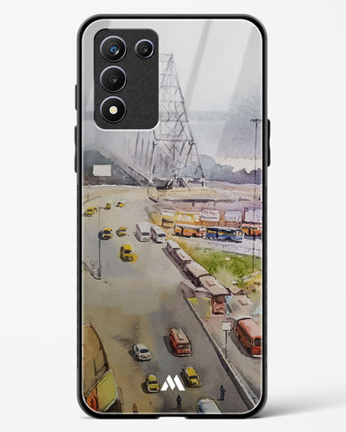 Vintage Kolkata in Watercolours Glass Case Phone Cover (Realme)