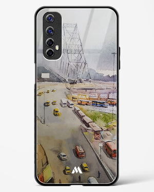 Vintage Kolkata in Watercolours Glass Case Phone Cover (Realme)