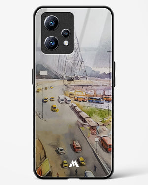 Vintage Kolkata in Watercolours Glass Case Phone Cover (Realme)