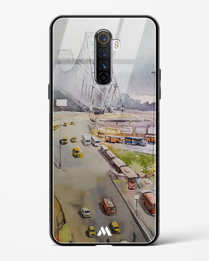 Vintage Kolkata in Watercolours Glass Case Phone Cover (Realme)