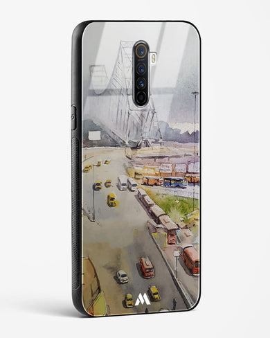 Vintage Kolkata in Watercolours Glass Case Phone Cover (Realme)