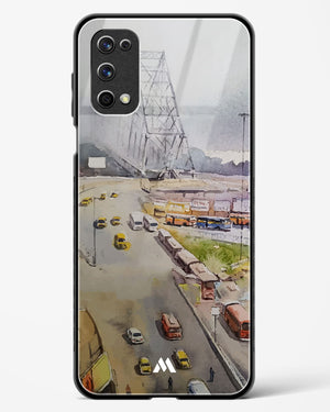 Vintage Kolkata in Watercolours Glass Case Phone Cover (Realme)