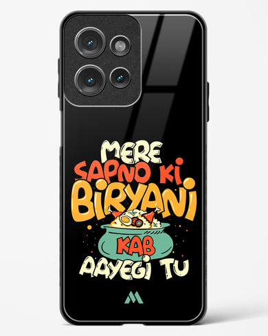 Sapno Ki Biryani Glass Case Phone Cover (Motorola)