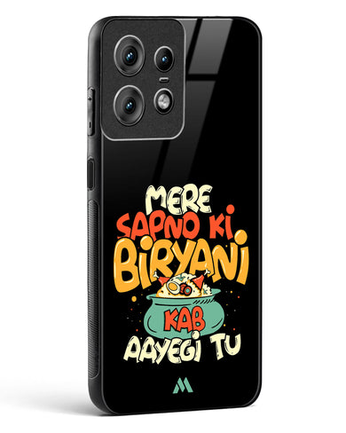 Sapno Ki Biryani Glass Case Phone Cover (Motorola)