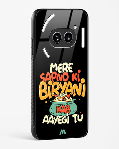 Sapno Ki Biryani Glass Case Phone Cover (Nothing)