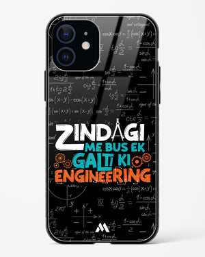 Zindagi Galti Engineering Glass Case Phone Cover (Apple)