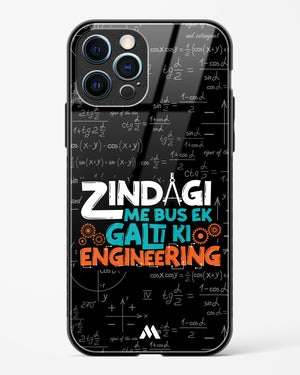 Zindagi Galti Engineering Glass Case Phone Cover (Apple)