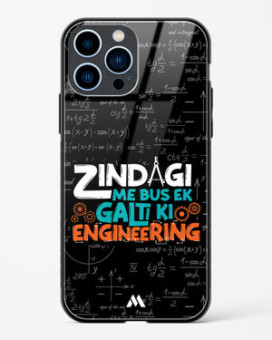 Zindagi Galti Engineering Glass Case Phone Cover (Apple)