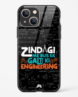 Zindagi Galti Engineering Glass Case Phone Cover (Apple)