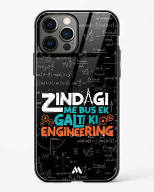 Zindagi Galti Engineering Glass Case Phone Cover (Apple)