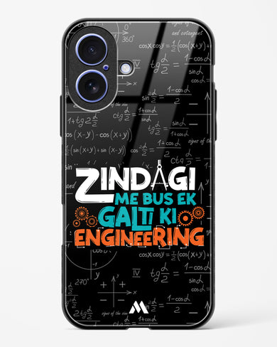 Zindagi Galti Engineering Glass Case Phone Cover (Apple)