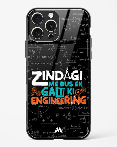 Zindagi Galti Engineering Glass Case Phone Cover (Apple)