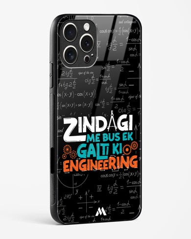 Zindagi Galti Engineering Glass Case Phone Cover (Apple)