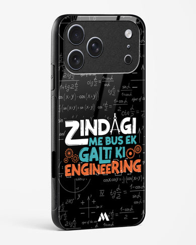 Zindagi Galti Engineering Glass Case Phone Cover (Apple)