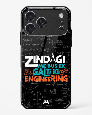 Zindagi Galti Engineering Glass Case Phone Cover (Apple)